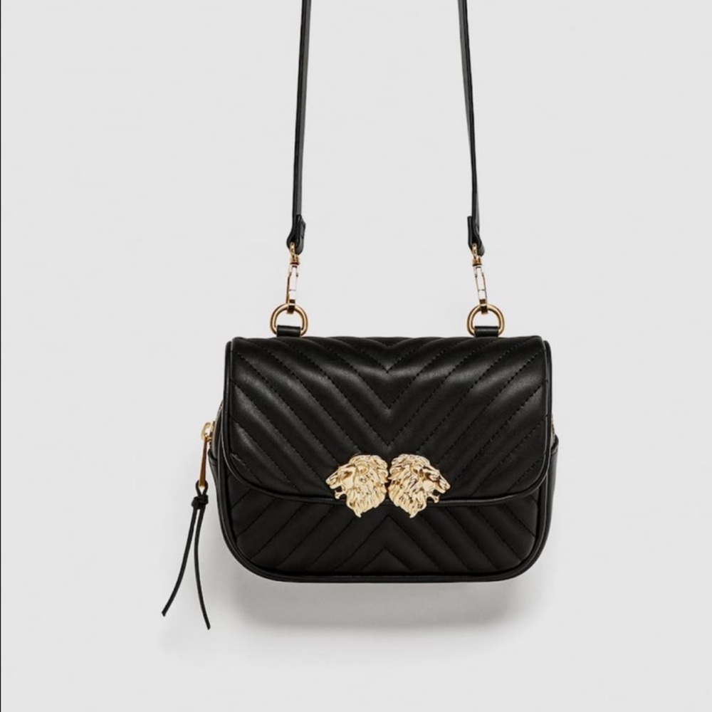 Zara Lionhead Crossbody Belt Bag